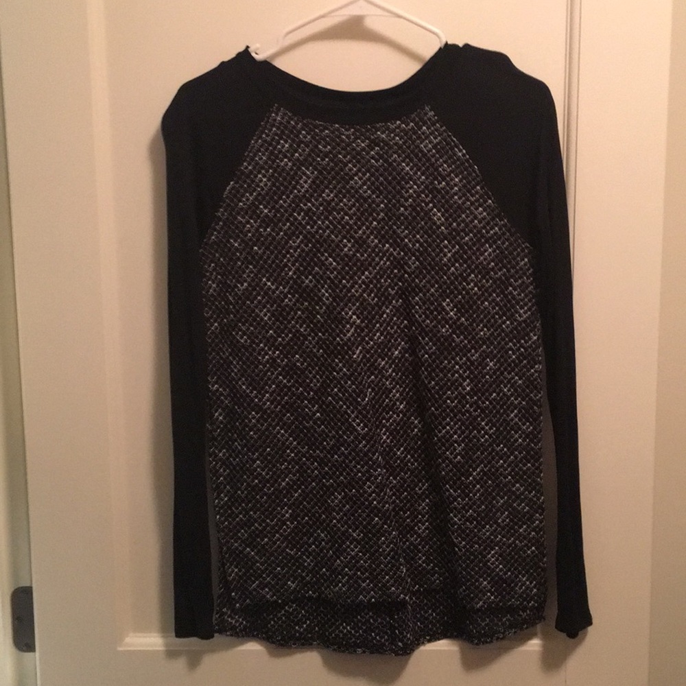 Banana Republic dark baseball long sleeve